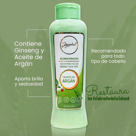 ACONDICIONADOR CON EXTRACTO DE GINSENG Y ALOE VERA ANYELUZ 500 g