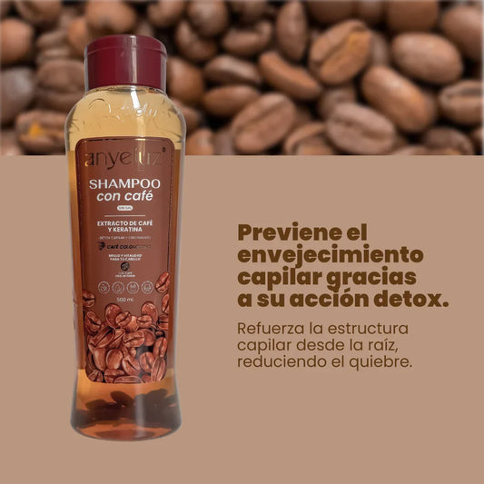 SHAMPOO CON CAFE ANYELUZ 500ml