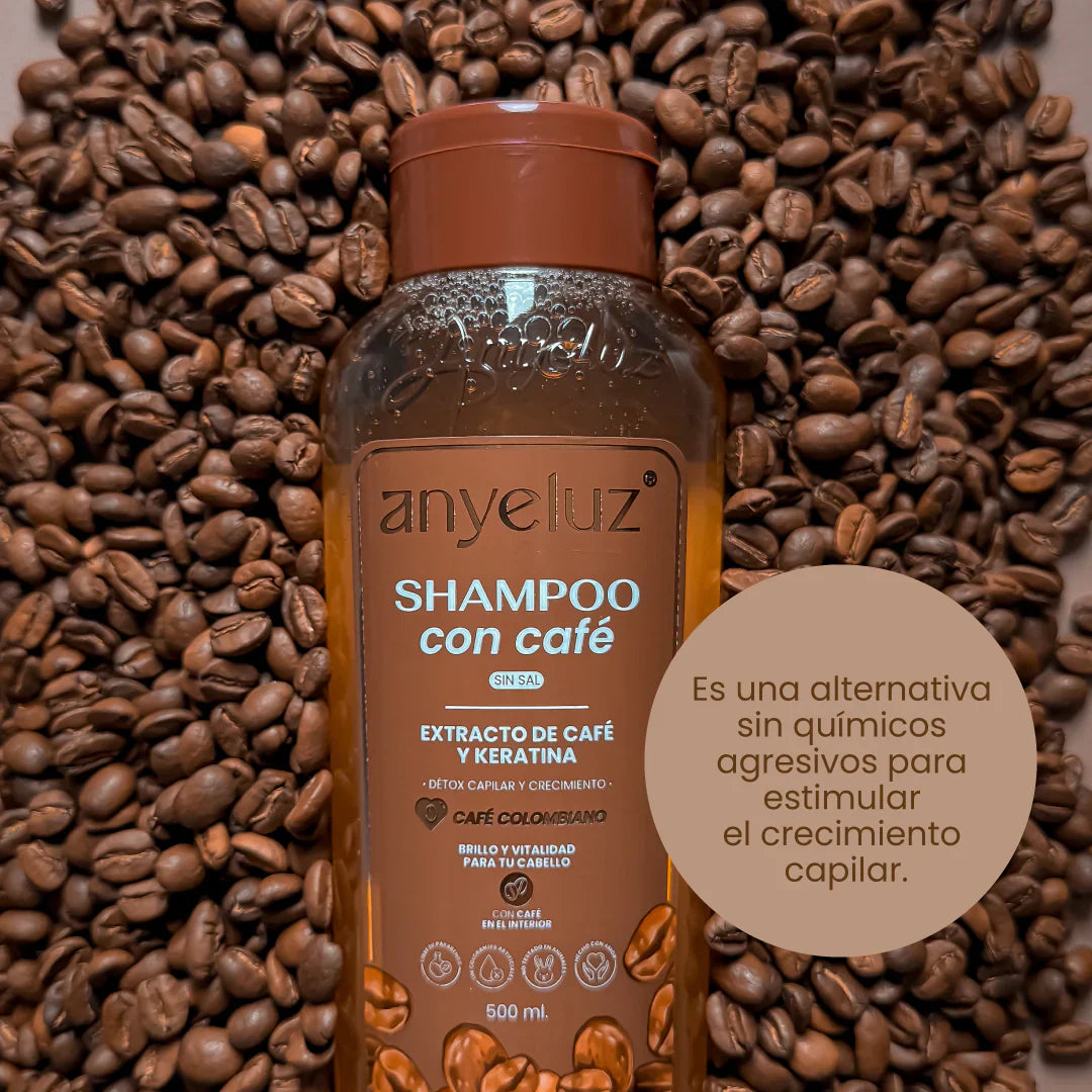 SHAMPOO CON CAFE ANYELUZ 500ml