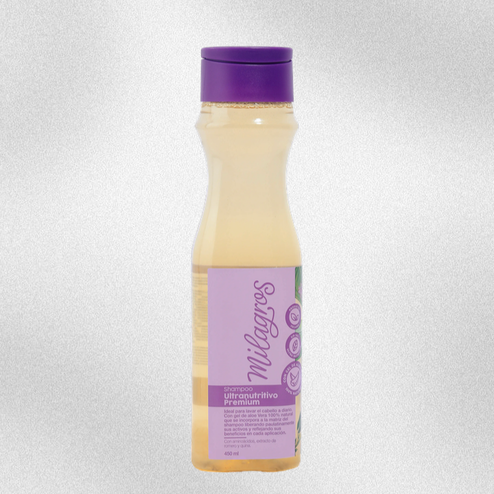 SHAMPOO ULTRANUTRITIVO PREMIUM MILAGROS 450g
