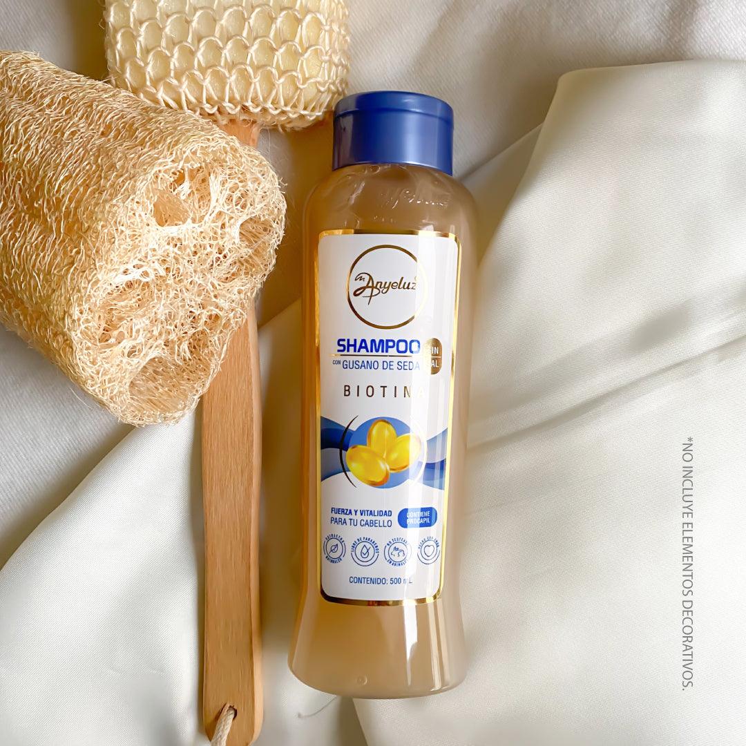 SHAMPOO CON GUSANO DE SEDA ANYELUZ 500ml