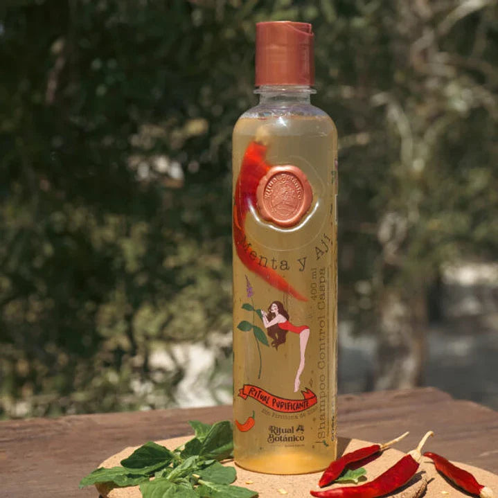 SHAMPOO CONTROL CASPA AJI RITUAL BOTÁNICO 400g