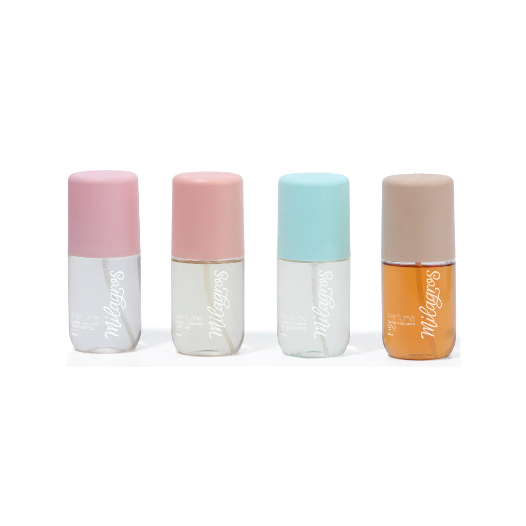 PERFUME CAPILAR Y CORPORAL MILAGROS 120g