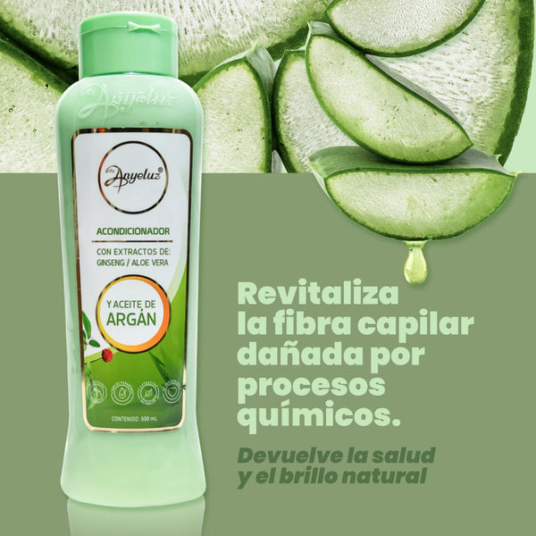 ACONDICIONADOR CON EXTRACTO DE GINSENG Y ALOE VERA ANYELUZ 500 g