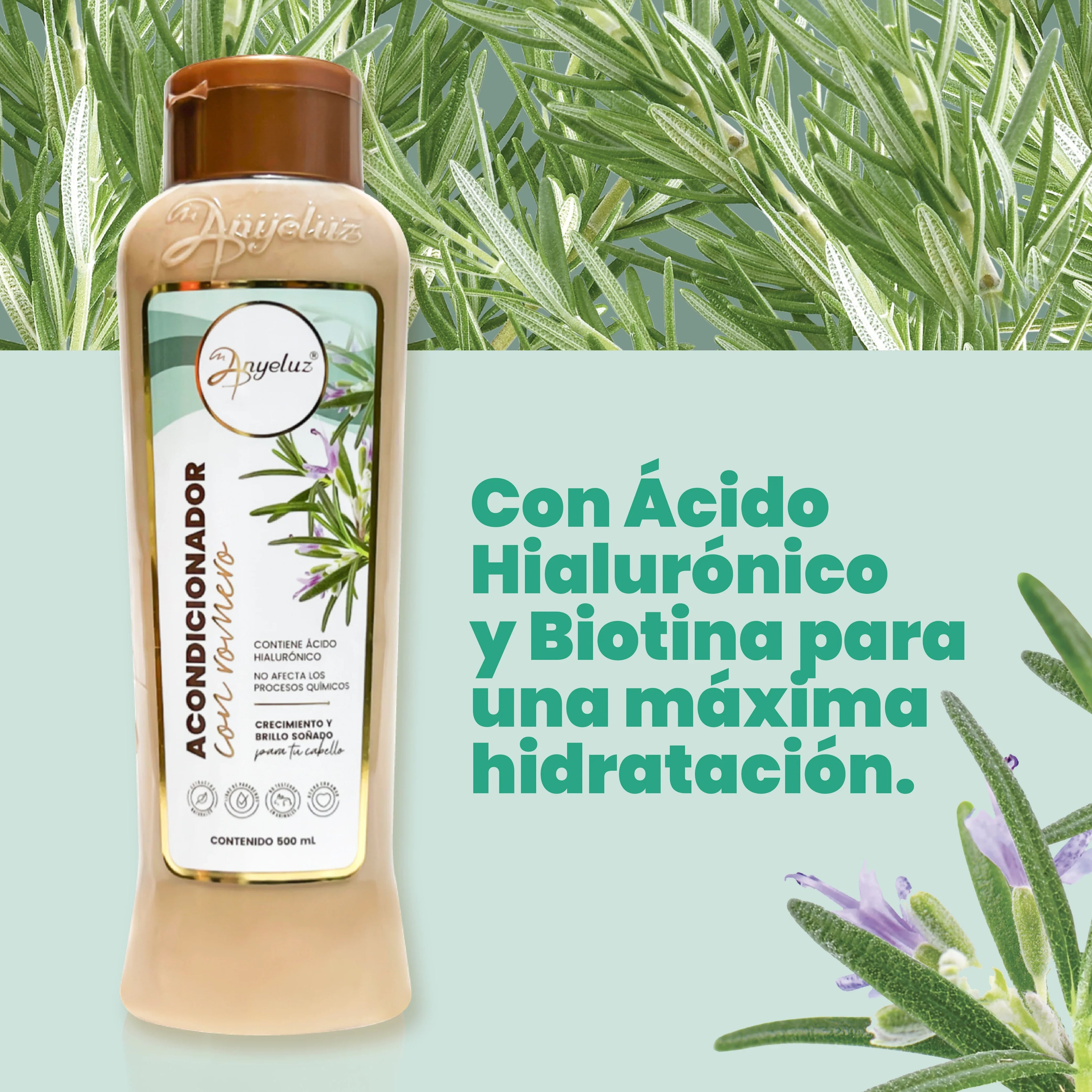 ACONDICIONADOR CON ROMERO ANYELUZ 500ml