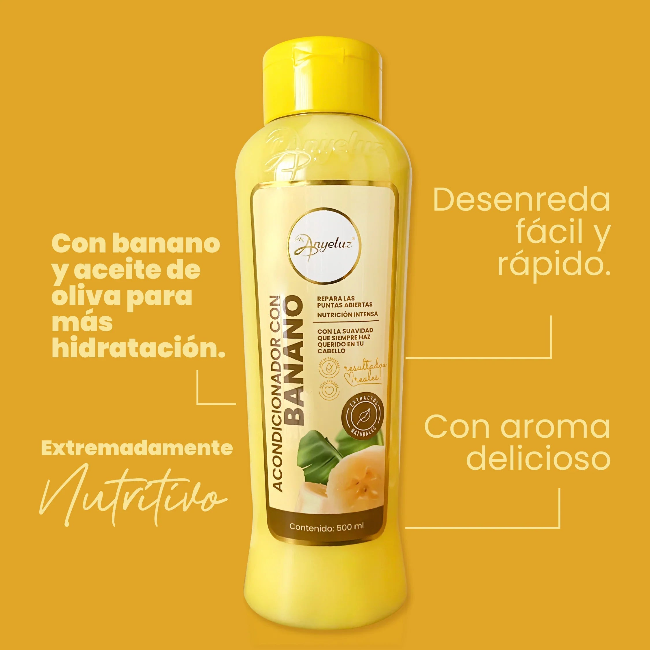 ACONDICIONADOR CON BANANO ANYELUZ 500ml