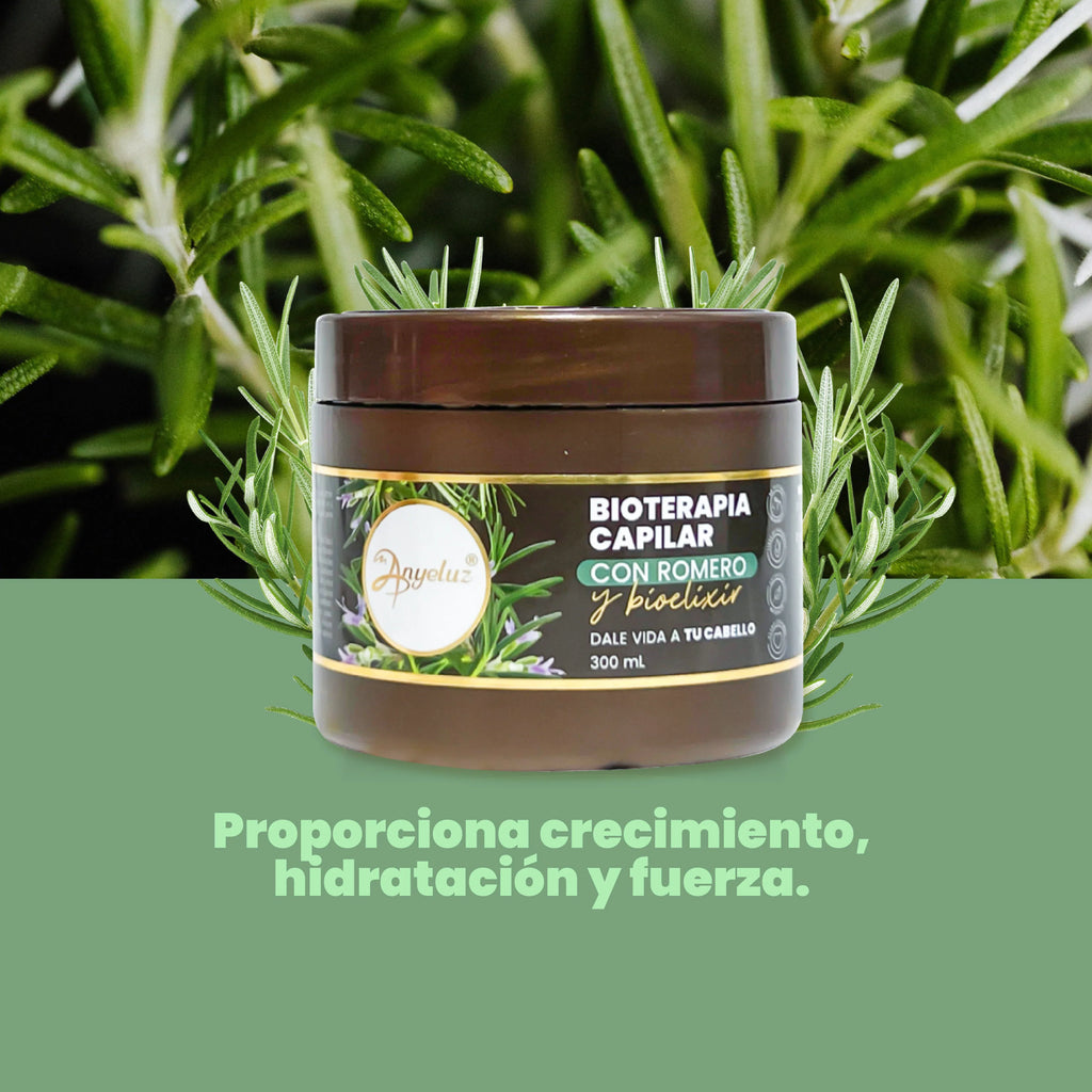 BIOTERAPIA CAPILAR CON ROMERO Y BIOELIXIR ANYELUZ 300ml