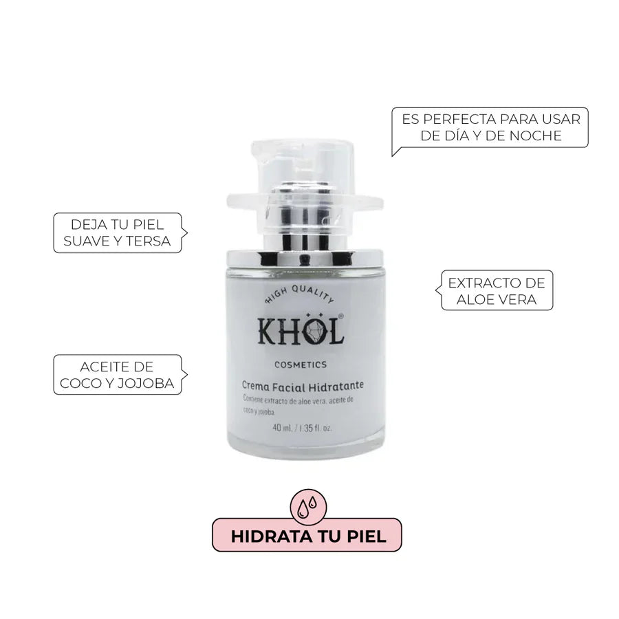 CREMA FACIAL HIDRATANTE KHOL 40g