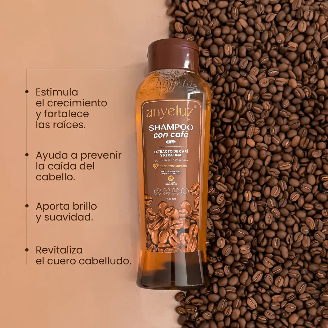 SHAMPOO CON CAFE ANYELUZ 500ml