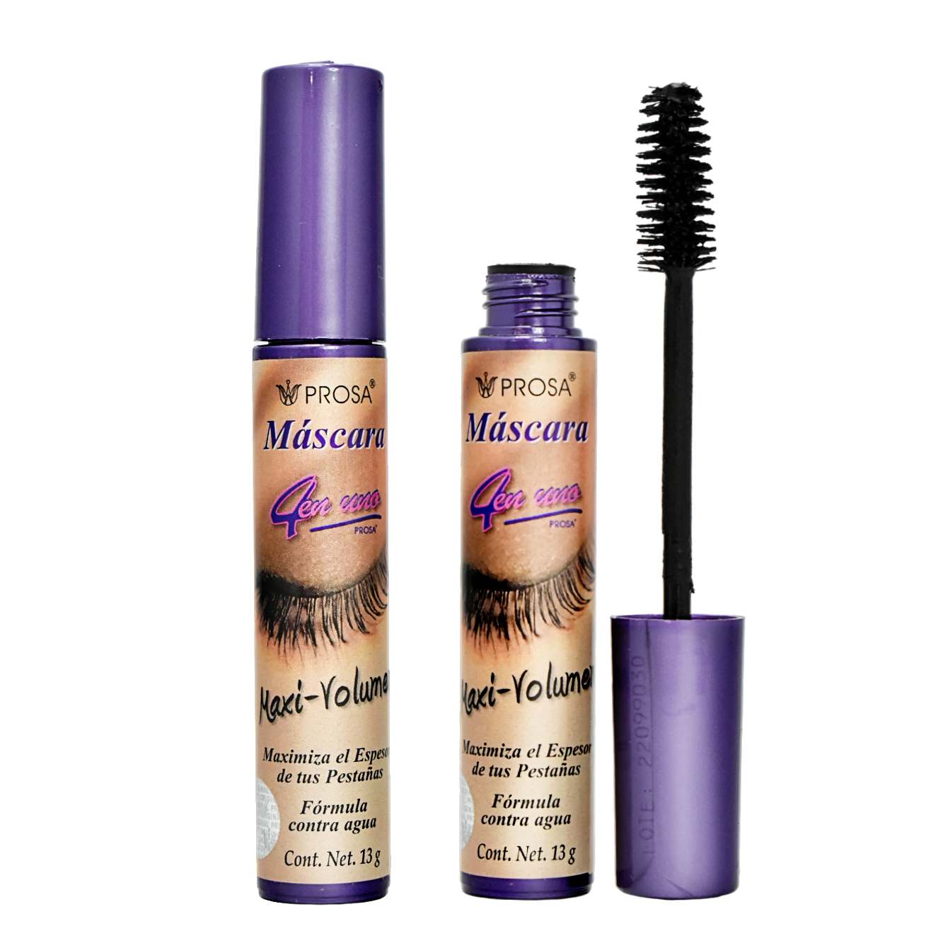MASCARA MAXI-VOLUMEN MORADA PROSA 13g