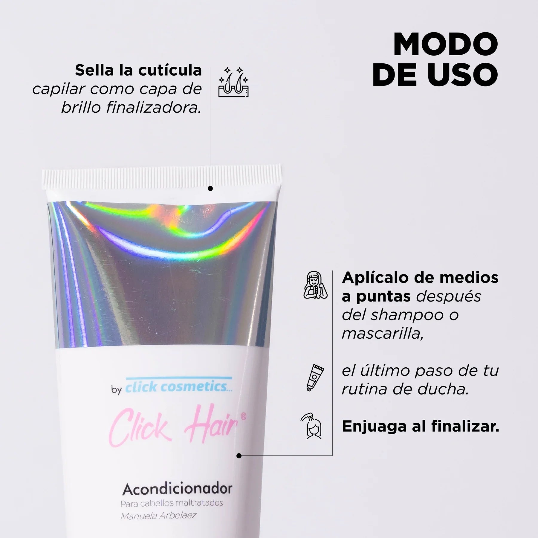 ACONDICIONADOR 4 EN 1 CLICK HAIR 500G