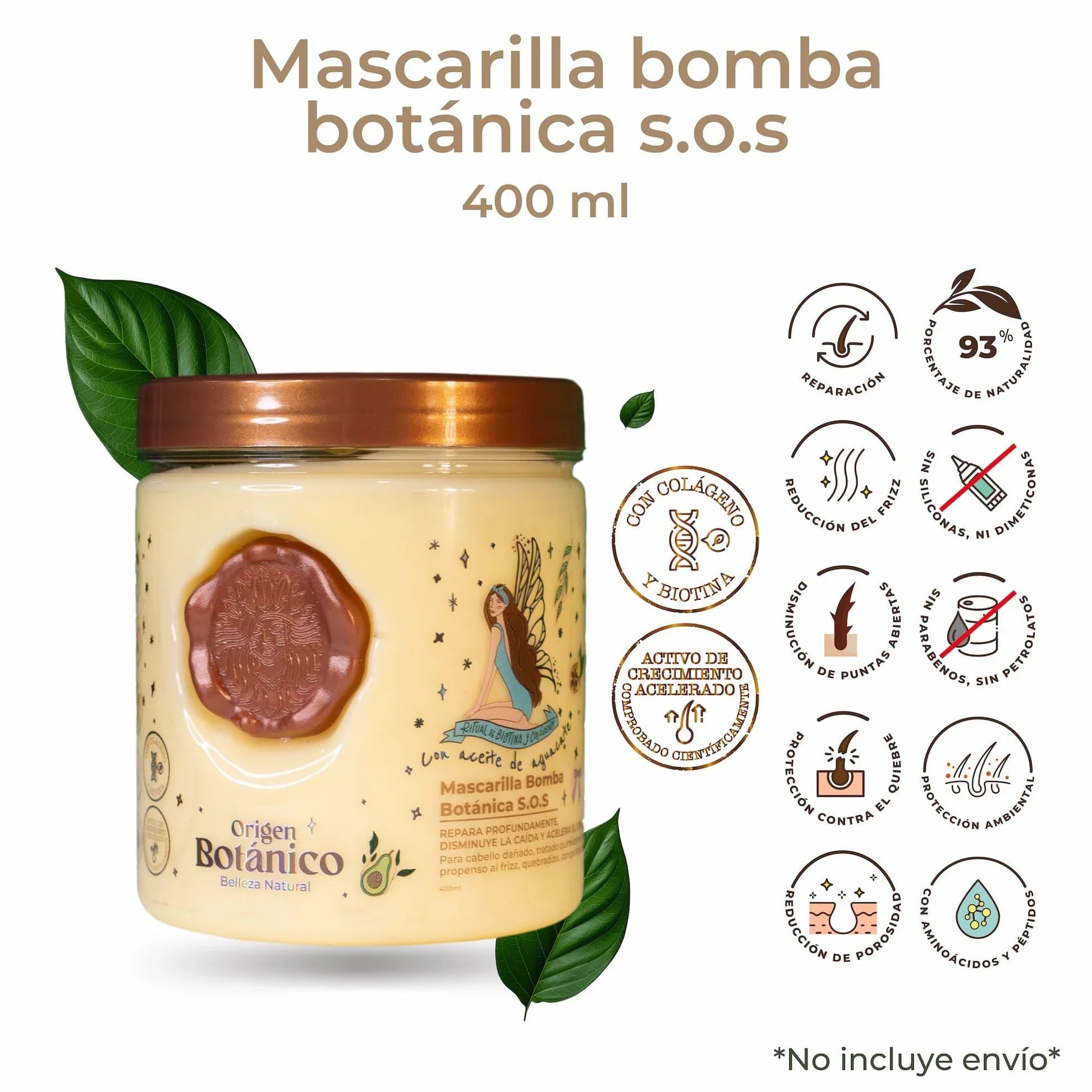 MASCARILLA BOMBA  S.O.S RITUAL BOTÁNICO 400g